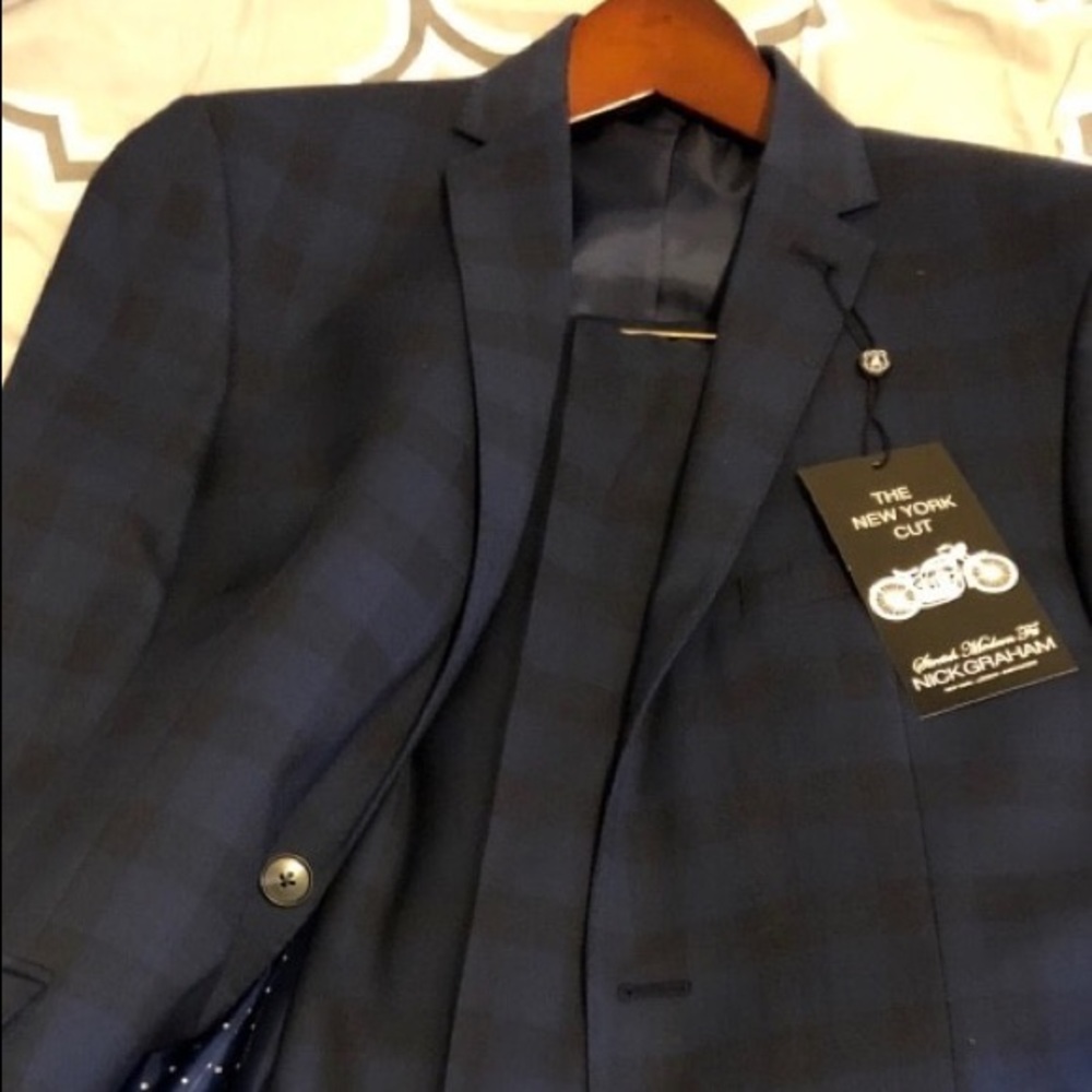 Nick Graham , The New York Cut tailored Navy suit
